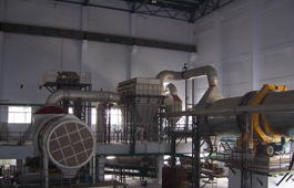 新礦集團年產50萬噸建筑石膏生產線--間接式蒸汽回轉窯及冷卻裝置