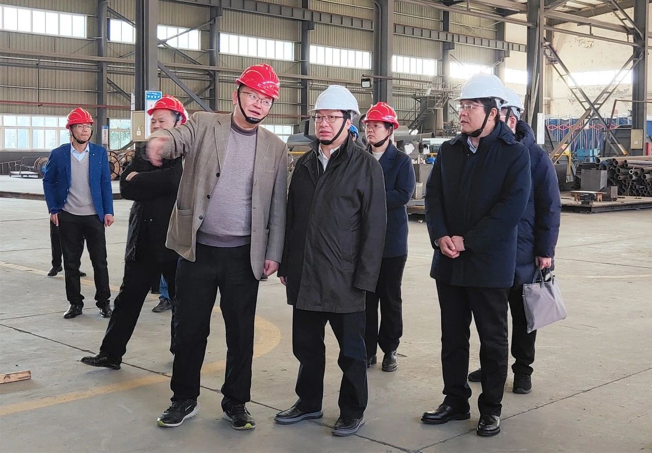 中國建材集團黨委常委、副總經理王于猛一行到中國建材總院在浙企業開展調研